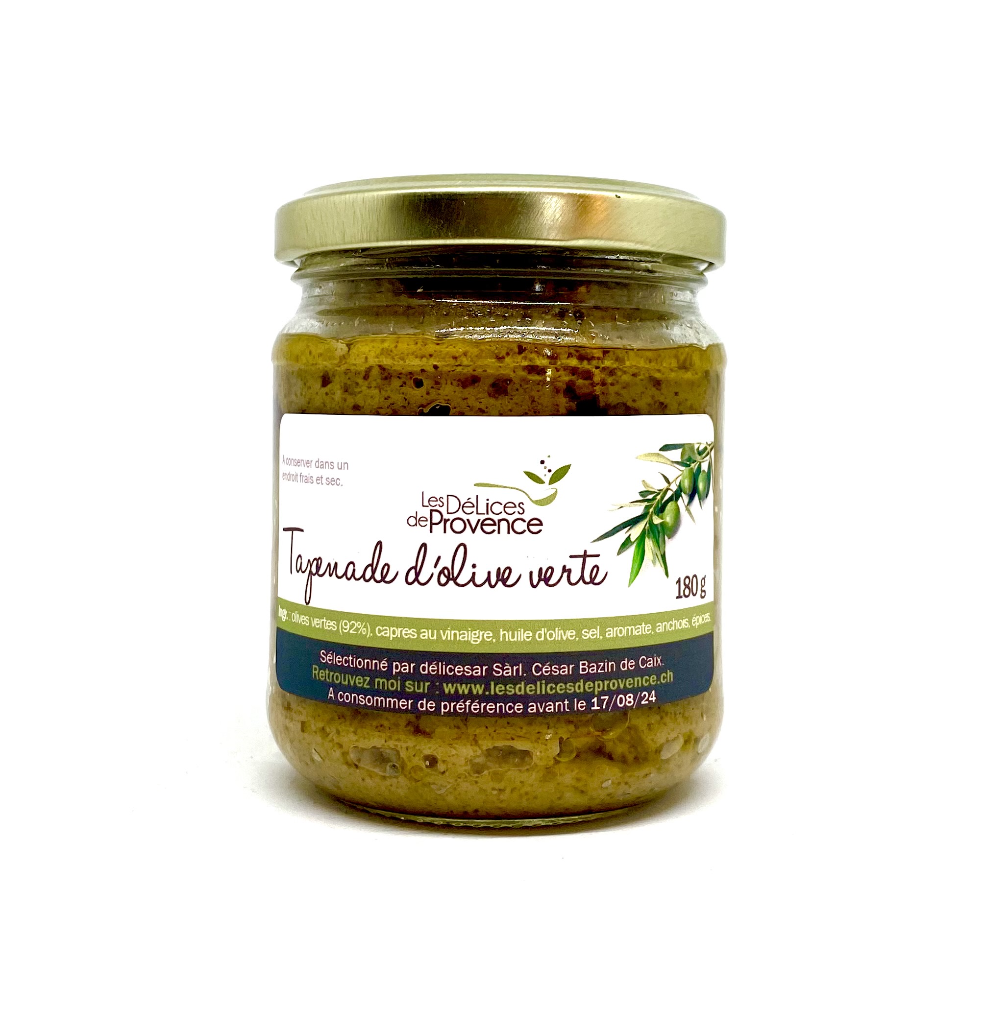 Tapenade aus grünen Oliven