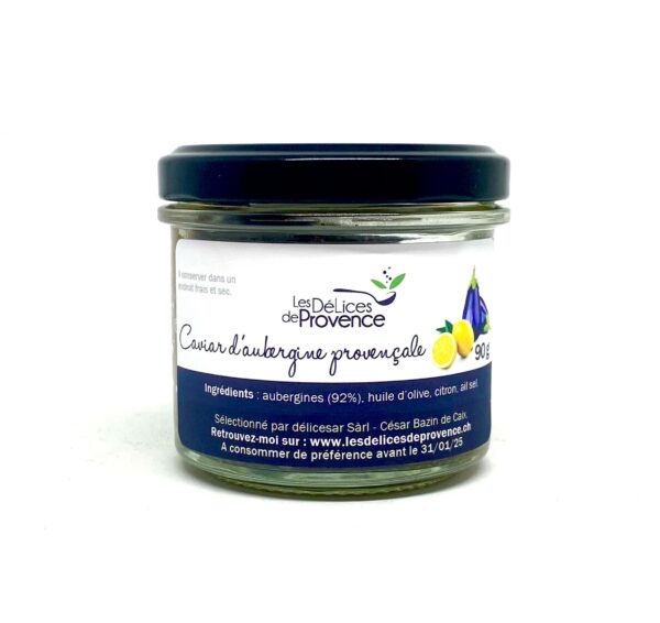 Caviar d'aubergine provençale