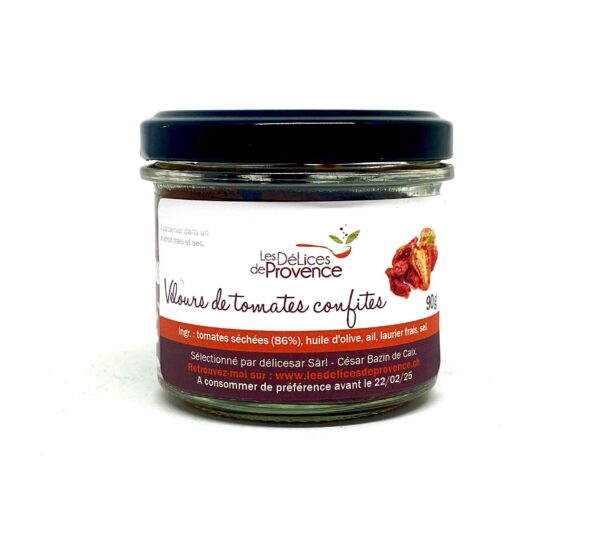 Velours de tomates confites