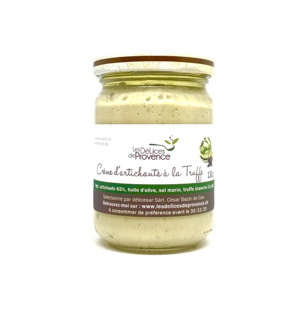 Crème d'artichaut à la truffe