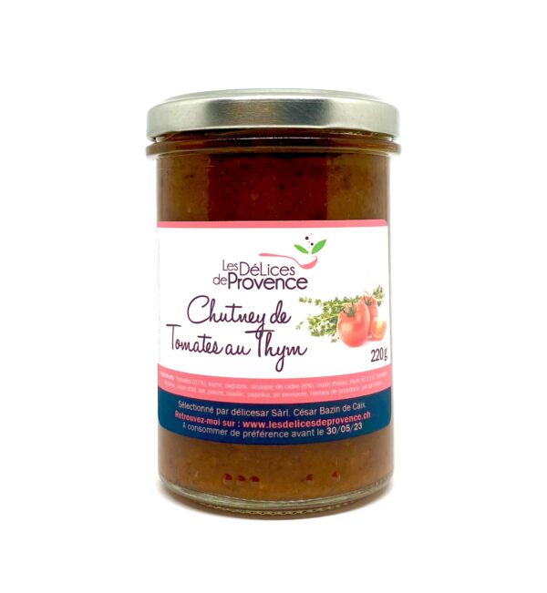 Chutney di pomodoro e timo