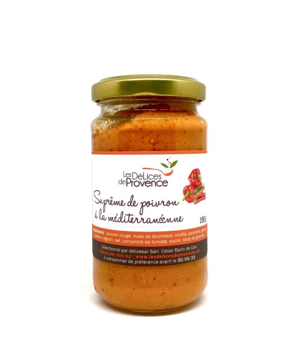 Suprême de poivron à la méditerranéenne