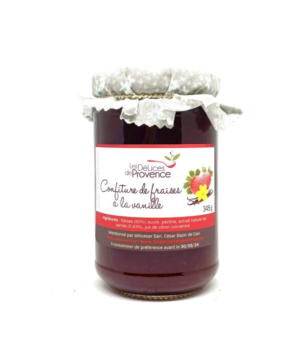 Confiture de Fraise à la vanille