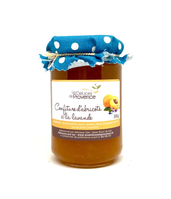 Confiture d'Abricots à la lavande