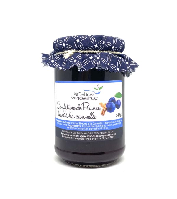 Confiture de Prune bleue à la cannelle