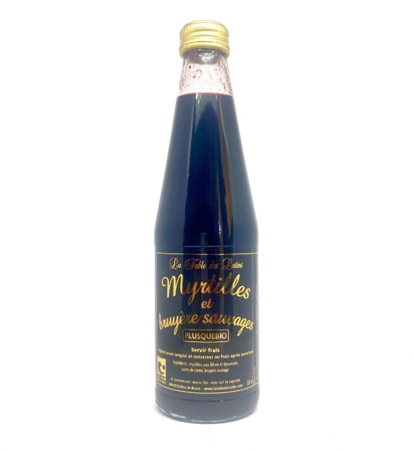 Jus de myrtilles et bruyère sauvage Bio