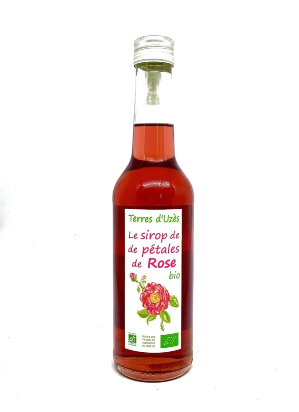 Sirop de pétales de rose Bio