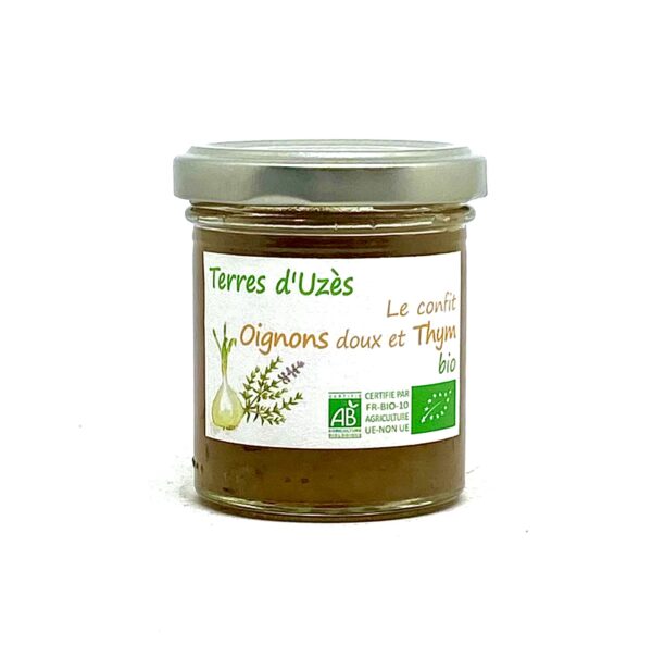Confit d'oignon au thym bio